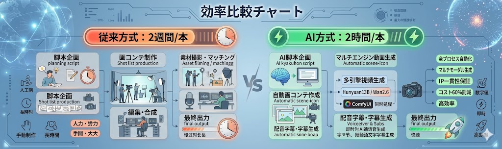 AI動画一括生成