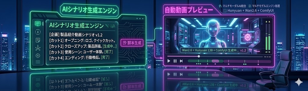 AI動画一括生成